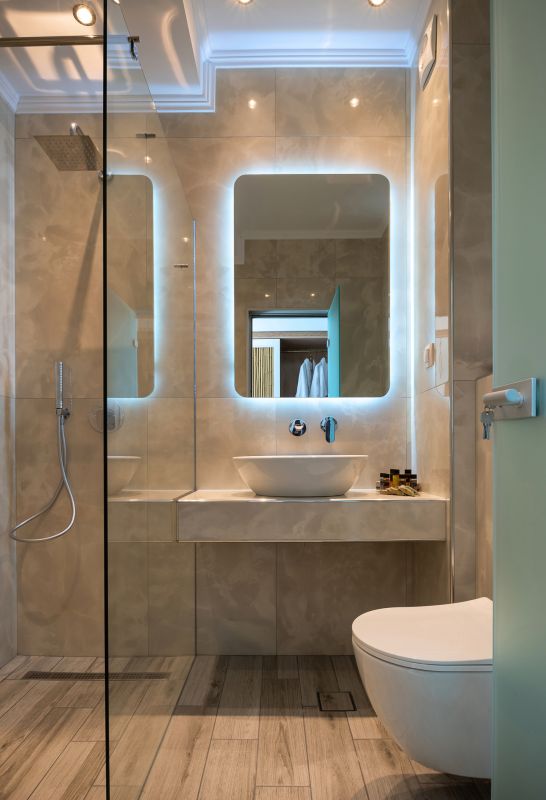 Mirror with Integrated Lighting